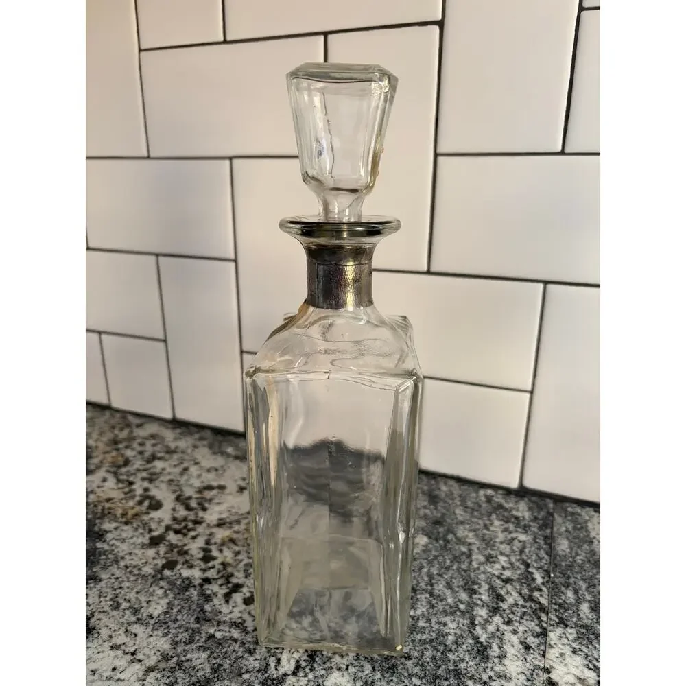 Vintage 50s/60s Old Fitzgerald 6 Year Straight Bourbon Whiskey Decanter Bottle